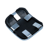 Cubre pedal de freno o embrague, cromado/goma negra, cada uno