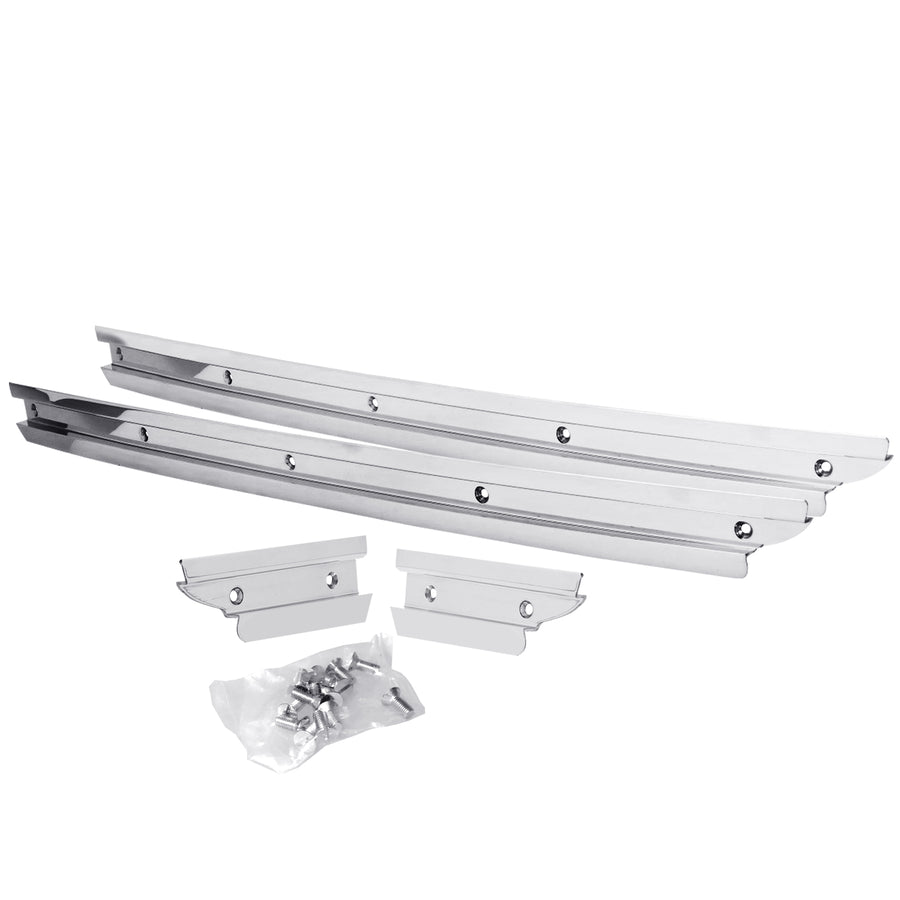 Rieles de techo corredizos de aluminio (juego)