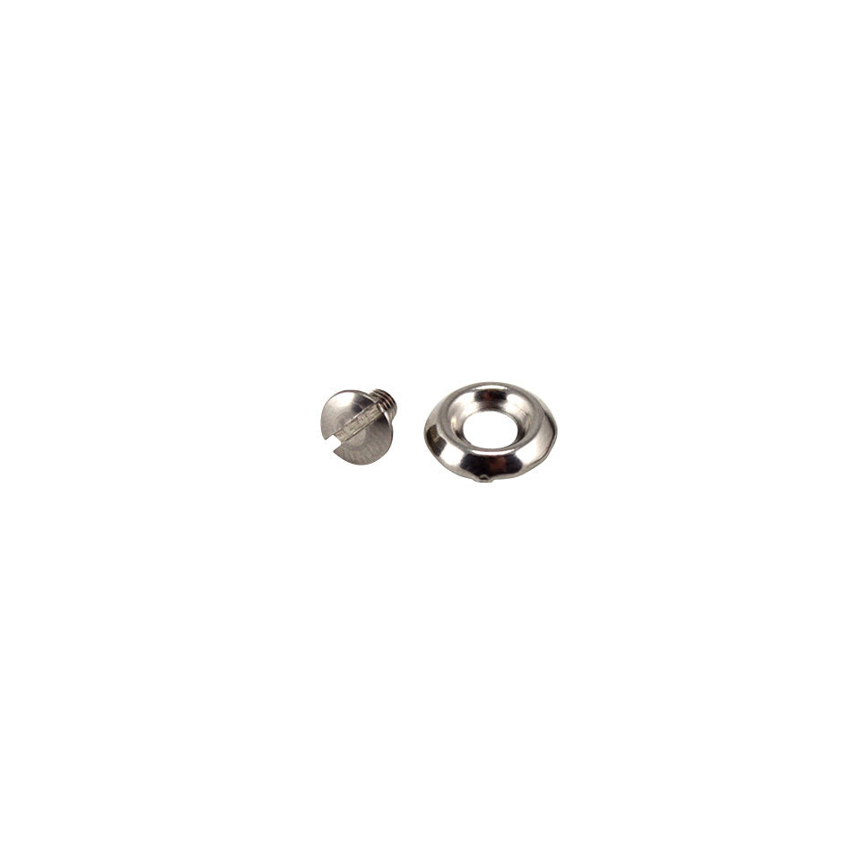 Arandela cónica y tornillo M4 x 7 Inox, original