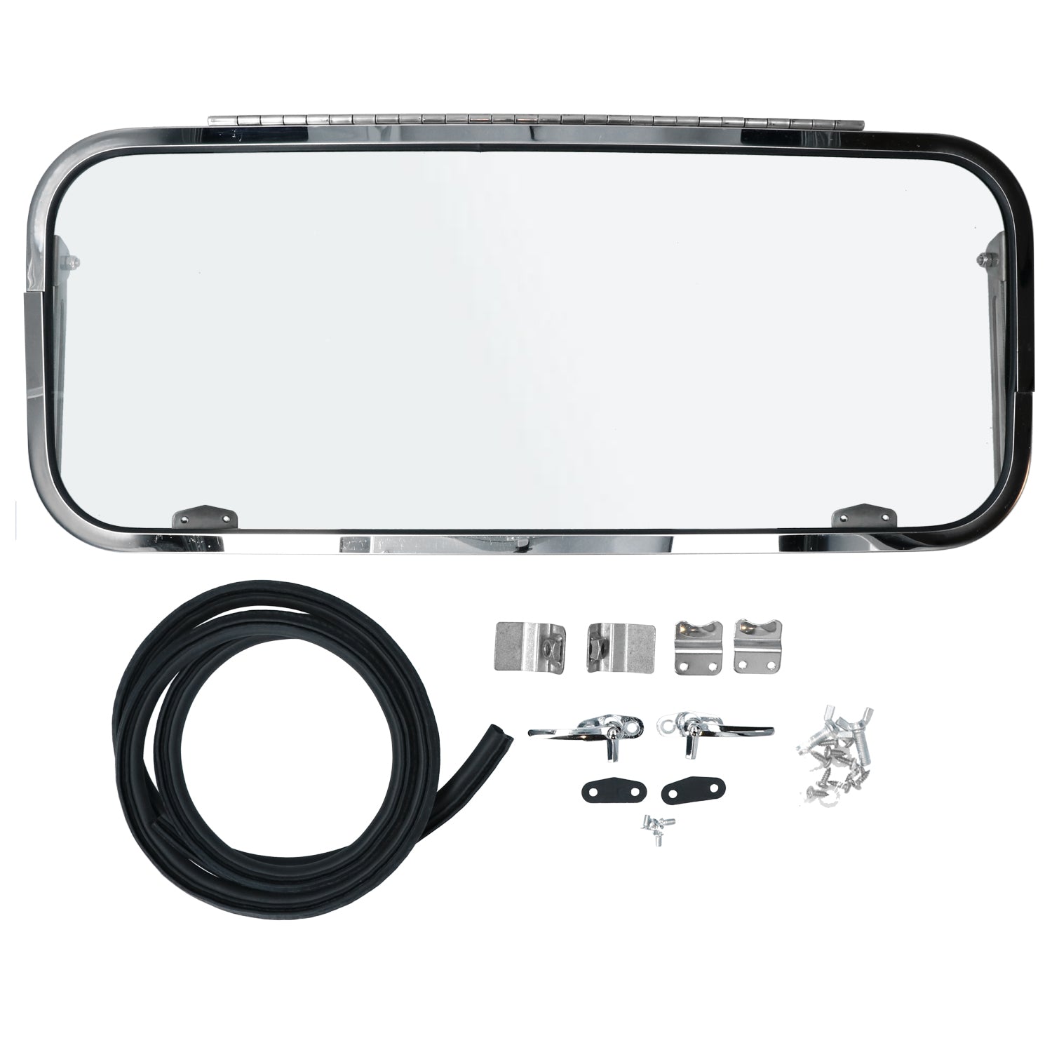 Ventana Safari trasera RVS pulida