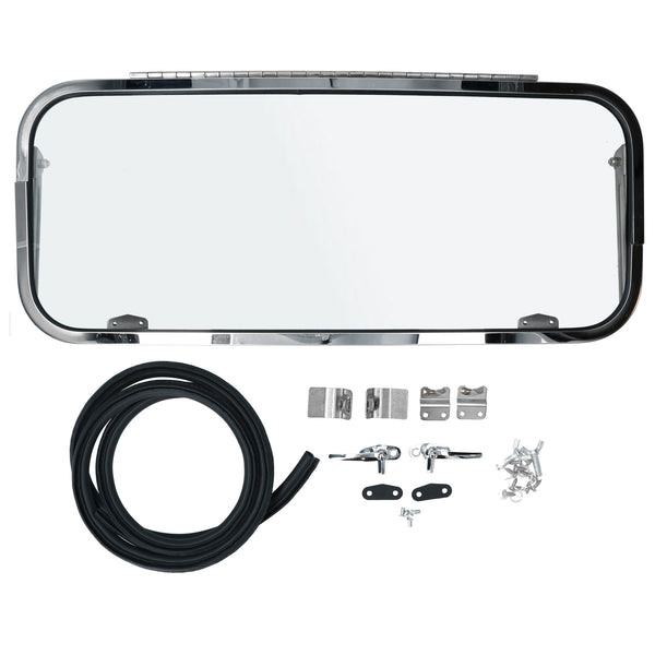 Ventana Safari trasera RVS pulida