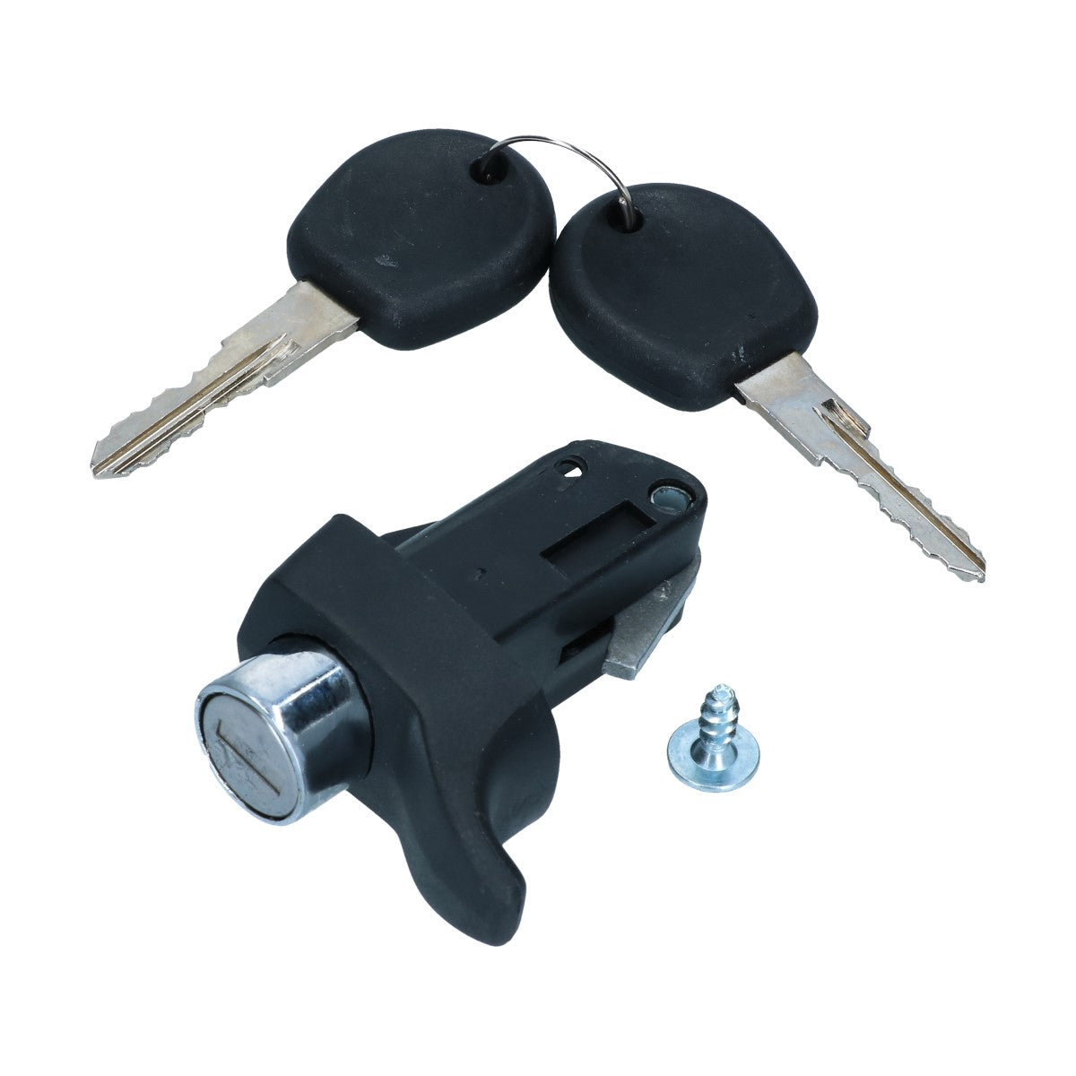 Cerradura de tapa del motor con llave - Negro