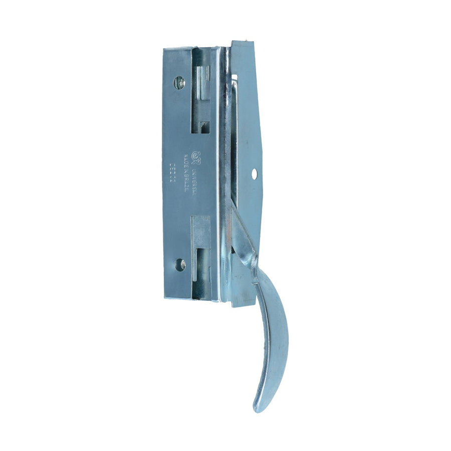 Mecanismo de cerradura grande de puerta de carga con llaves.