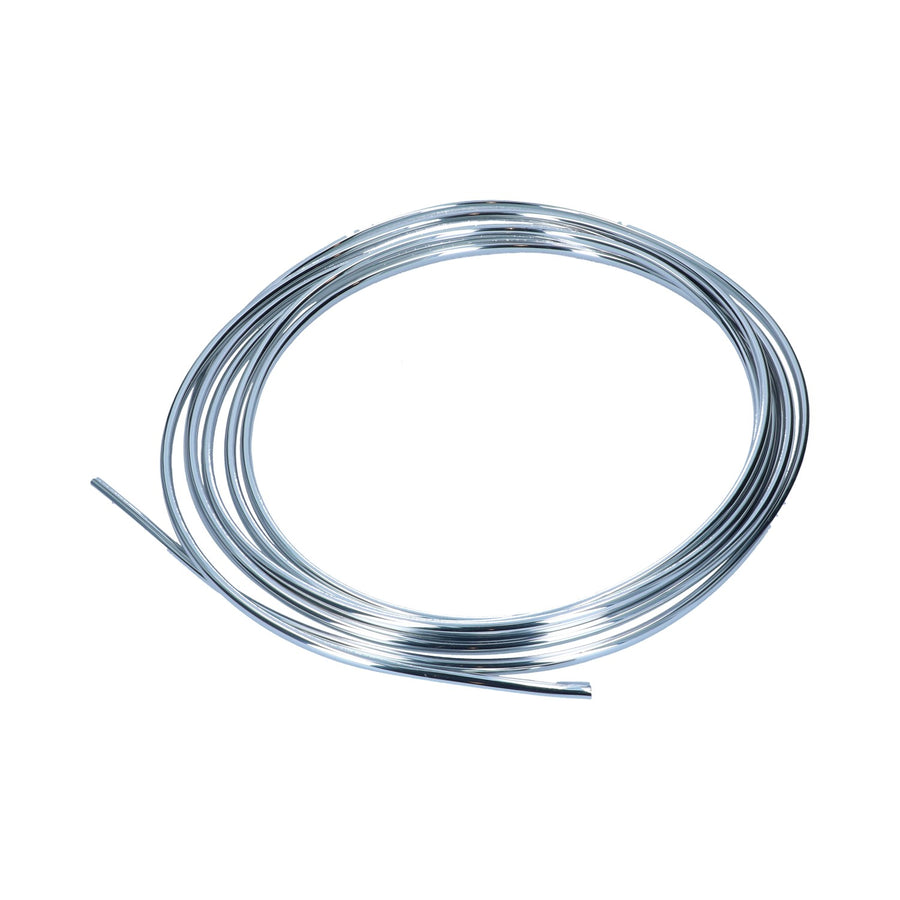 Moldura cromada para techo - 640 cm (plástico)