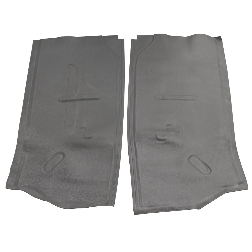Alfombrillas de goma para asientos delanteros (grises)