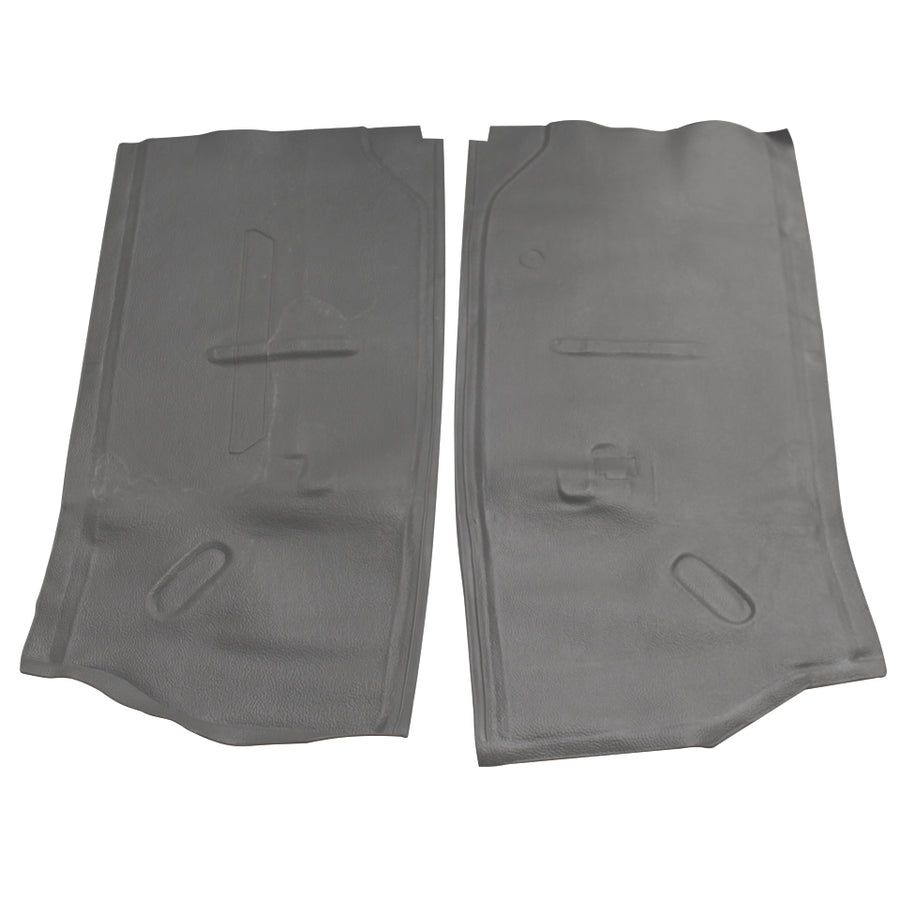 Alfombrillas de goma para asientos delanteros (grises)