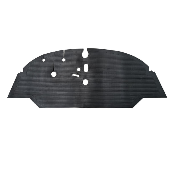 Alfombrilla de goma delantera LHD (negra)