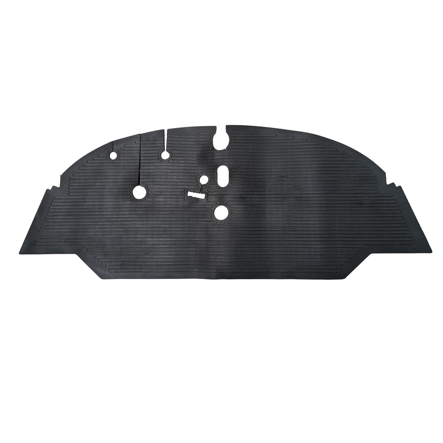 Alfombrilla de goma delantera LHD (negra)