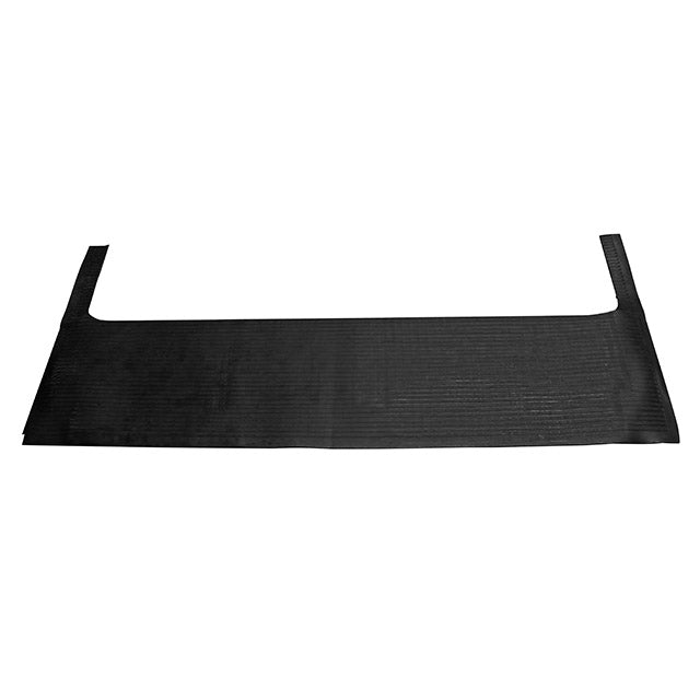 Alfombrilla de goma trasera cabina doble (negra)