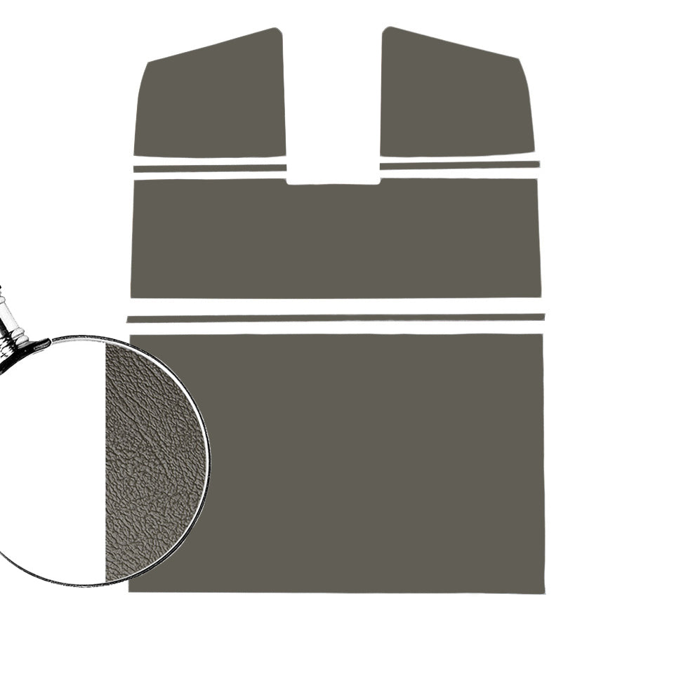 Juego de paneles de techo, cabina doble, gris