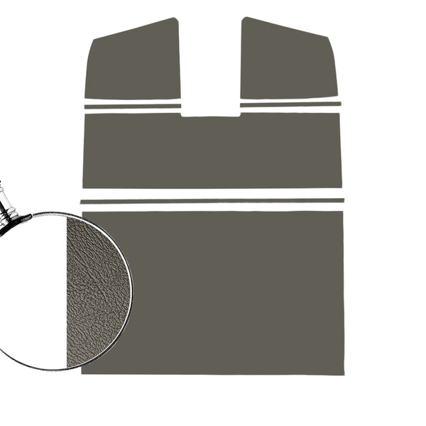 Juego de paneles de techo, cabina doble, gris