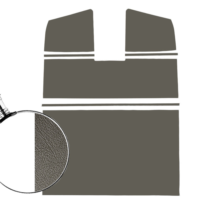 Juego de paneles de techo, cabina doble, gris