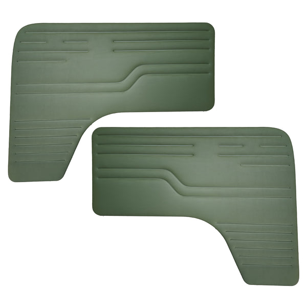 Paneles de puerta delanteros, verdes, líneas Z