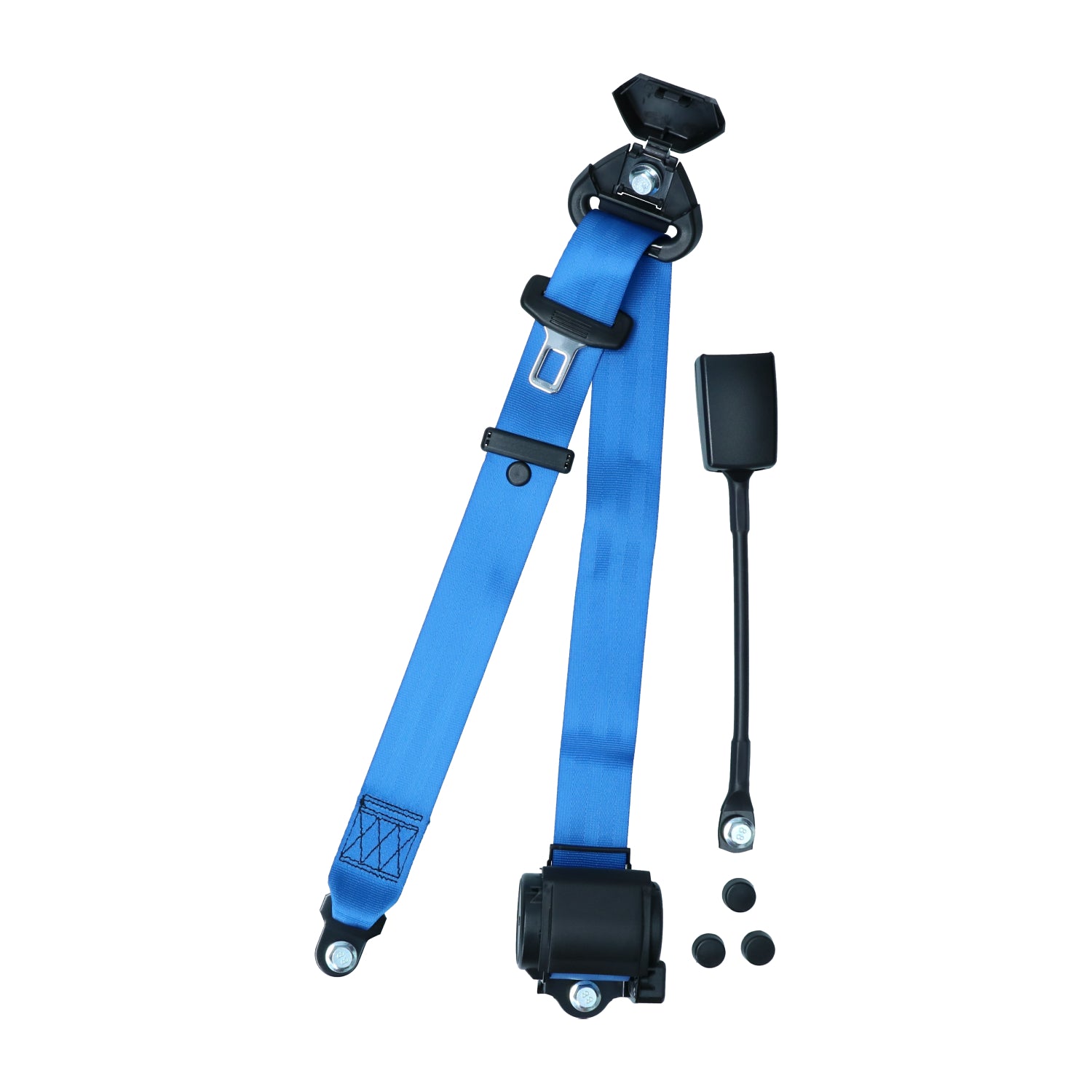 Universal seat belt - blue, e-marked