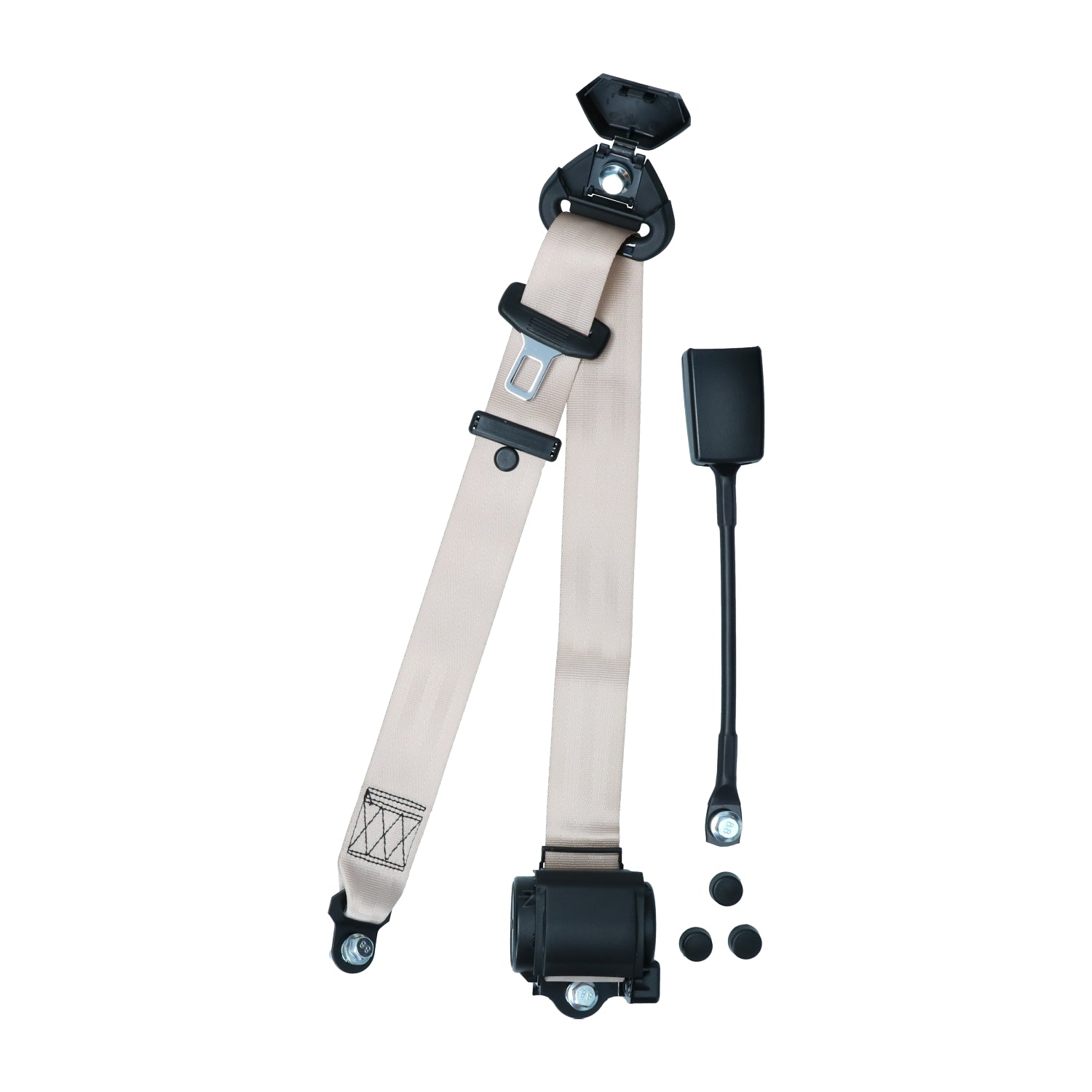 Universal seat belt - beige, e-marked