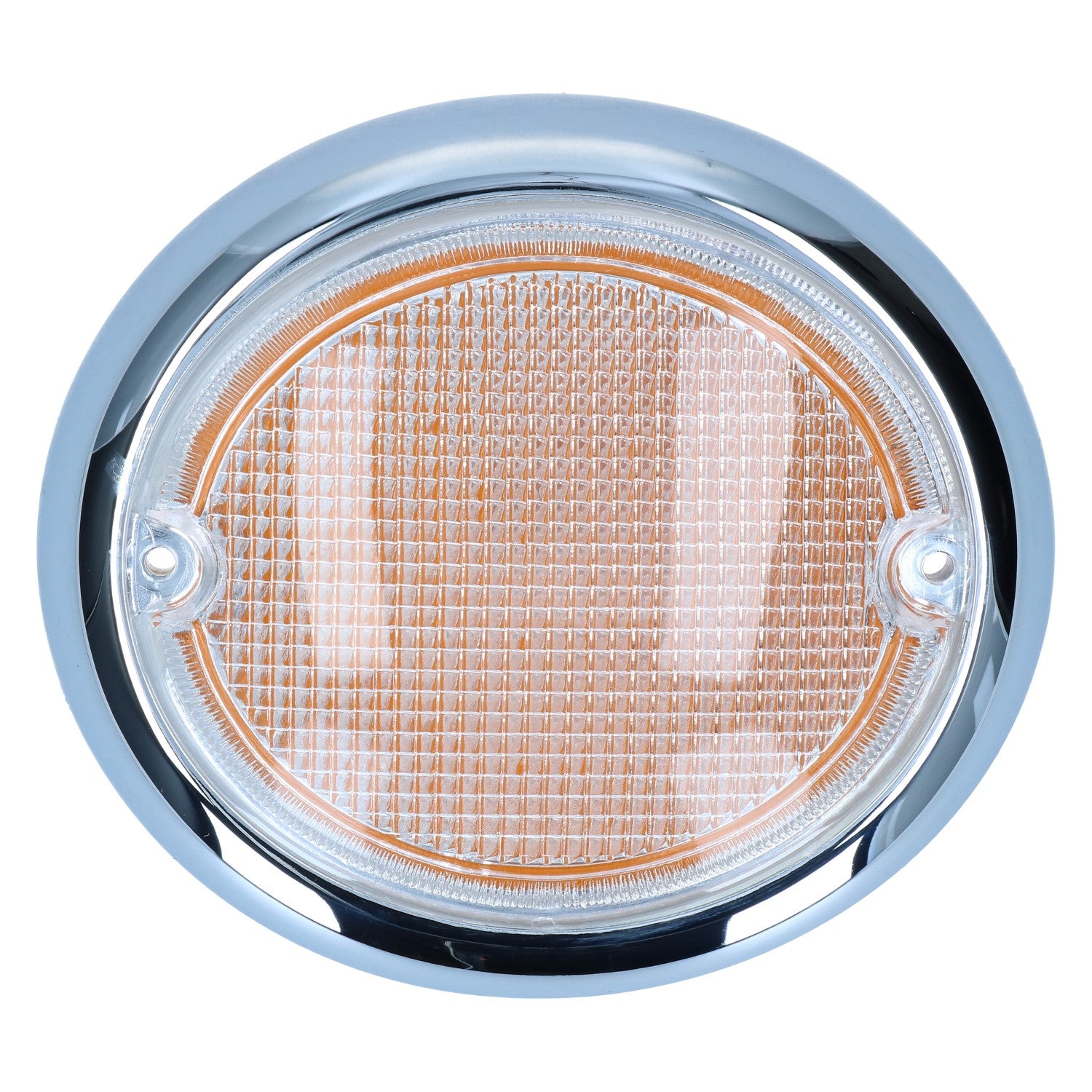 Lente de intermitente, derecha, transparente/naranja