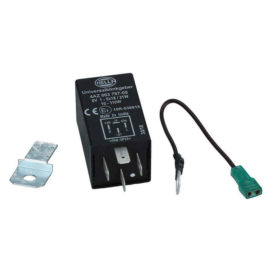 Relé de señal de giro electrónico de 6 voltios (4 pines)