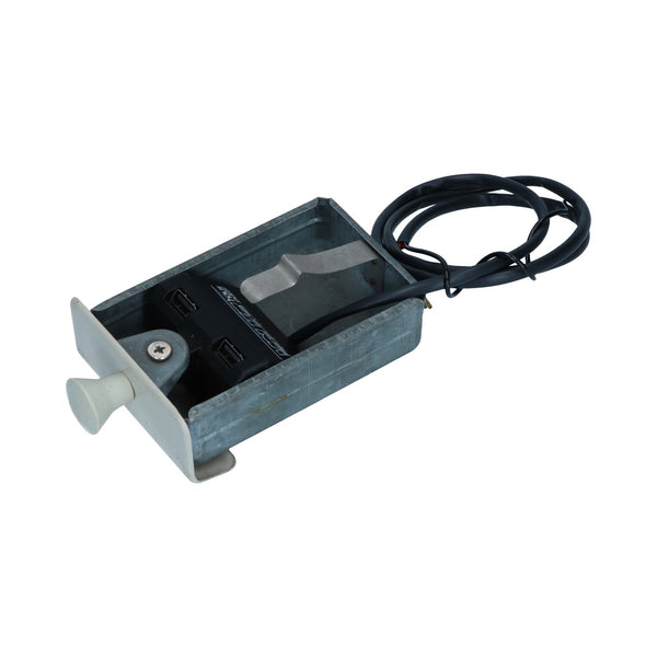 Cargador USB para cenicero, 6/12 voltios (cenicero de metal)