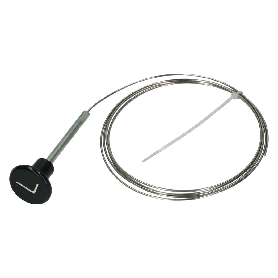 Cable estrangulador baquelita negro