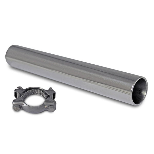 Tubo de escape con soporte 'Estilo original' - Acero inoxidable