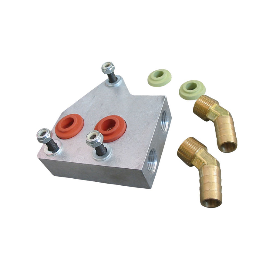 Adaptador de enfriador de aceite doble