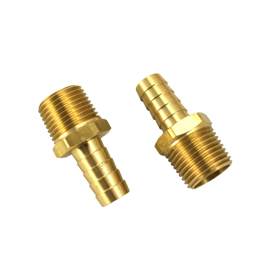Conector de manguera de púas de latón de 1/2 quot; NPT, para enfriador de aceite externo