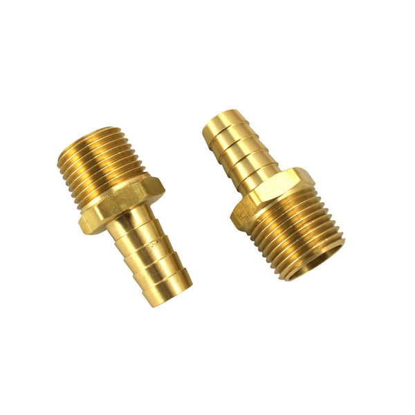 Conector de manguera de púas de latón de 1/2 quot; NPT, para enfriador de aceite externo