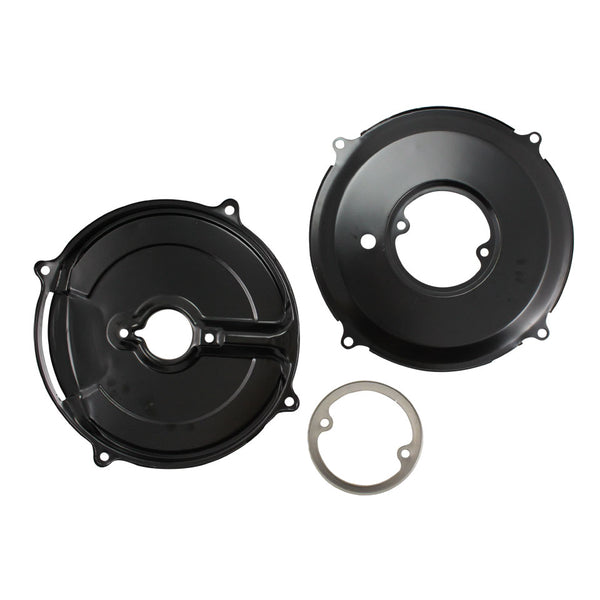 Placas de soporte dinamo/alternador 105 mm (3 piezas) - negro