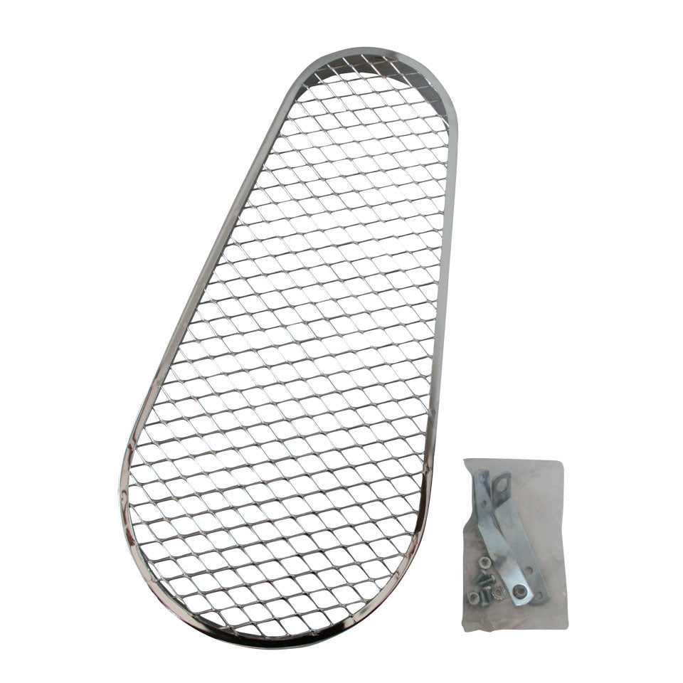 Pulley guard, with grille
