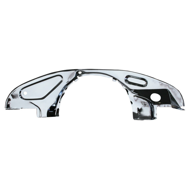 Chapa delantera motor,, sin salidas enfriador de aceite (cromada)