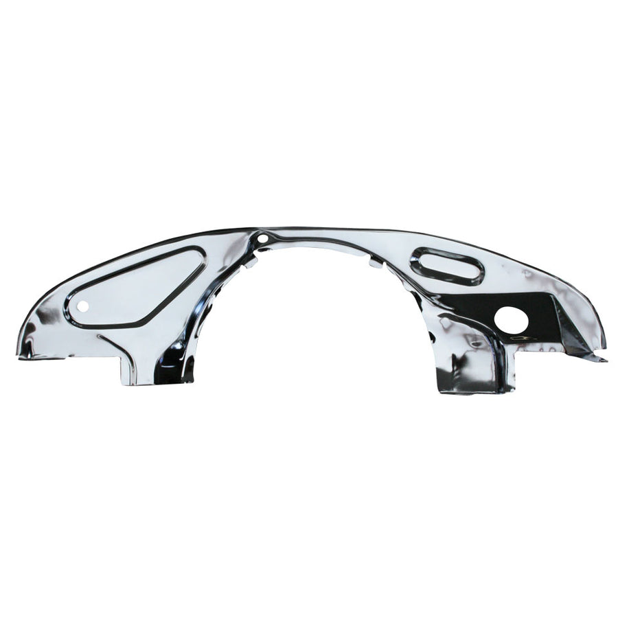 Chapa delantera motor,, sin salidas enfriador de aceite (cromada)