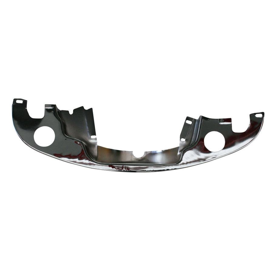 Chapa trasera del motor, con calefacción/precalentamiento (cromada)