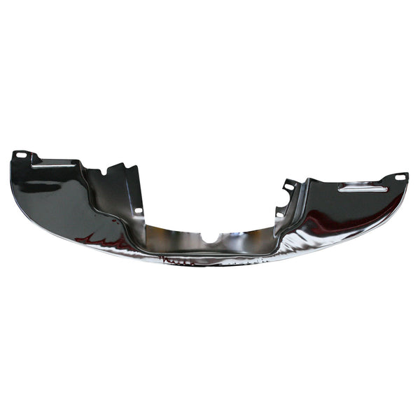 Chapa trasera del motor, sin calefacción / sin precalentamiento (cromada)