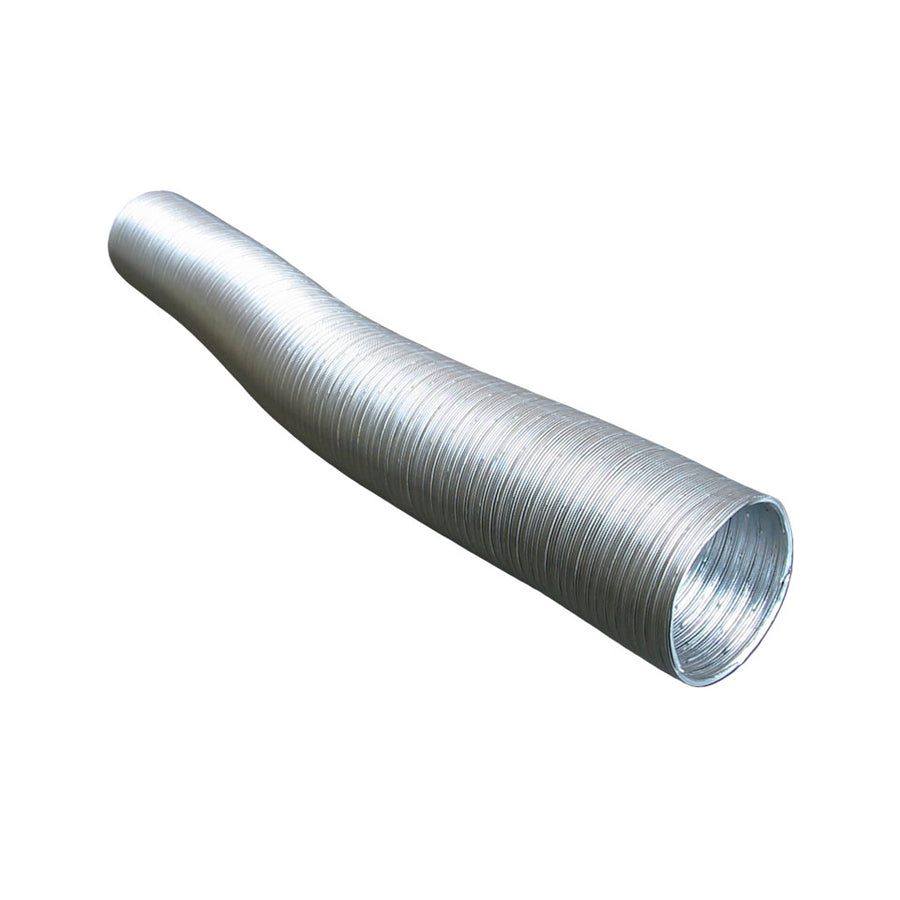 Manguera calefactora de aluminio entre la cámara de refrigeración y el intercambiador de calor.