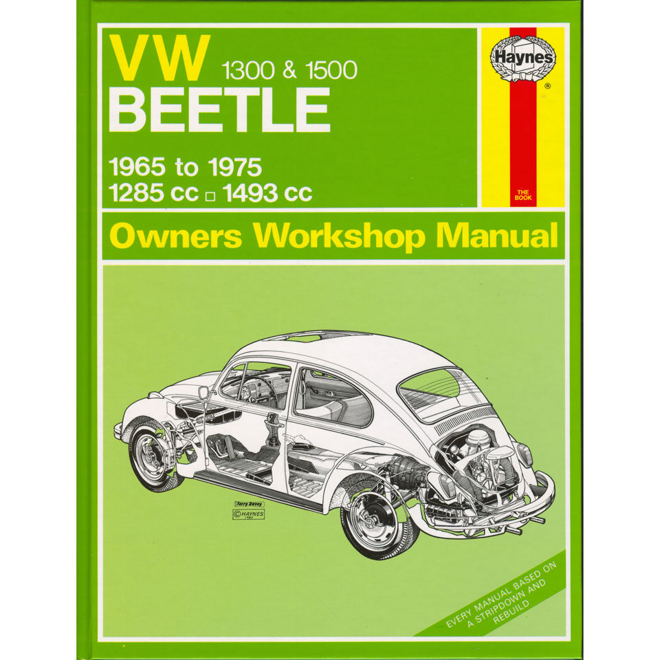 VW 1300 y Manual del Escarabajo 1500, inglés, J.H. Haynes