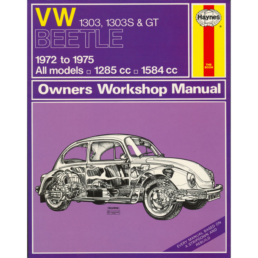 VW 1303, 1303S y Manual GT, inglés, J.H. Haynes