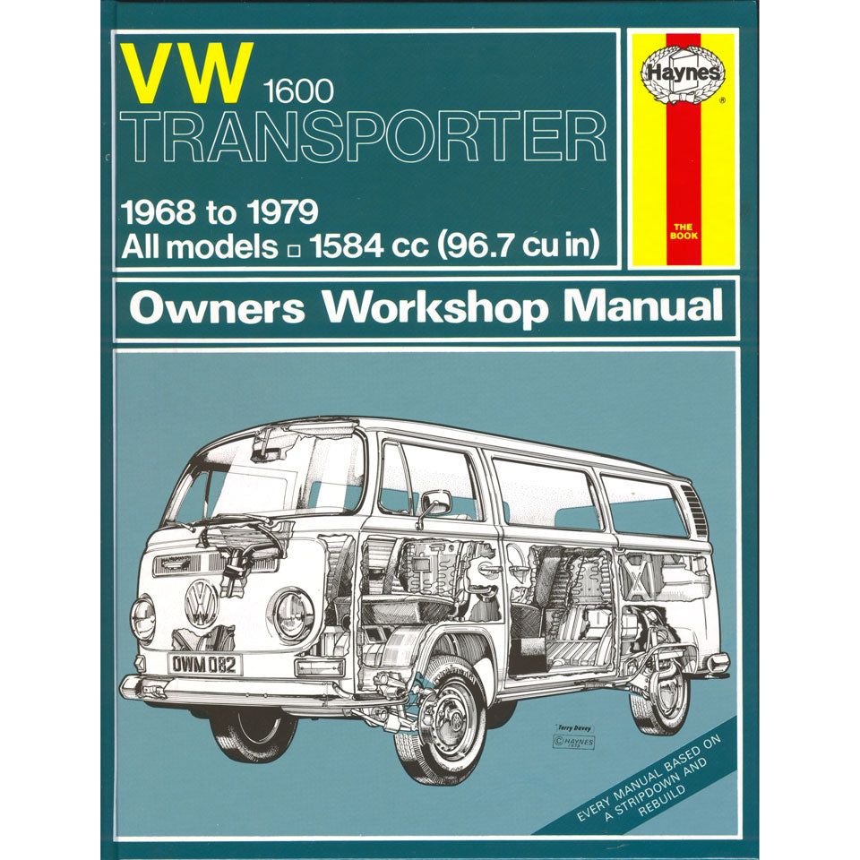 Manual VW 1600 Transporter, inglés, J.H. Haynes