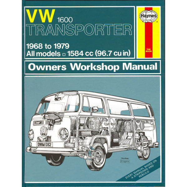 Manual VW 1600 Transporter, inglés, J.H. Haynes
