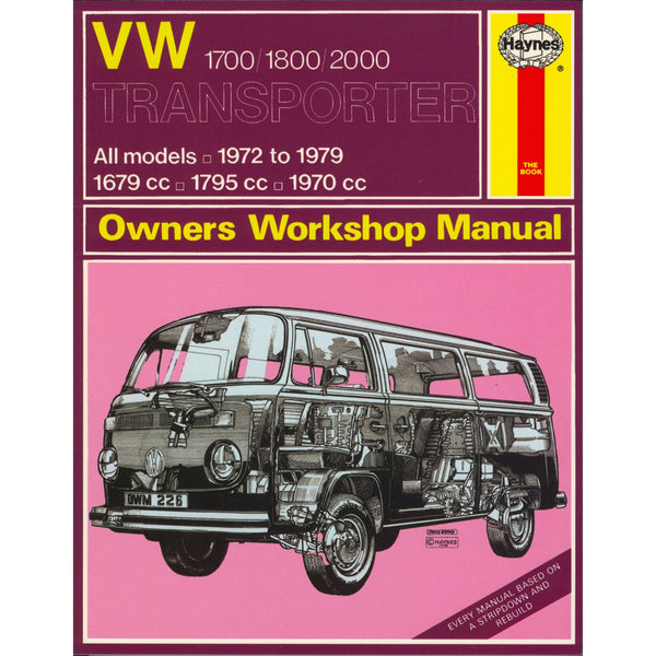 Manual VW 1700/1800/2000 Transporter, inglés, J.H. Haynes