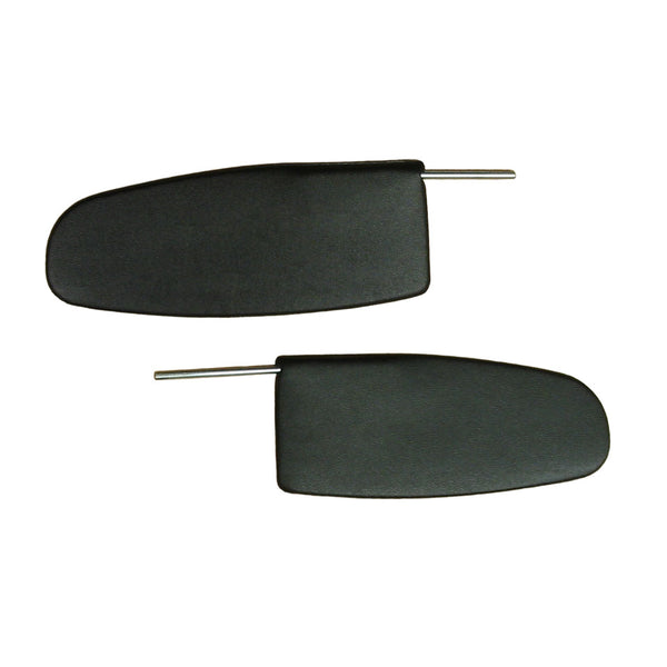 Viseras para el sol, par, negro
