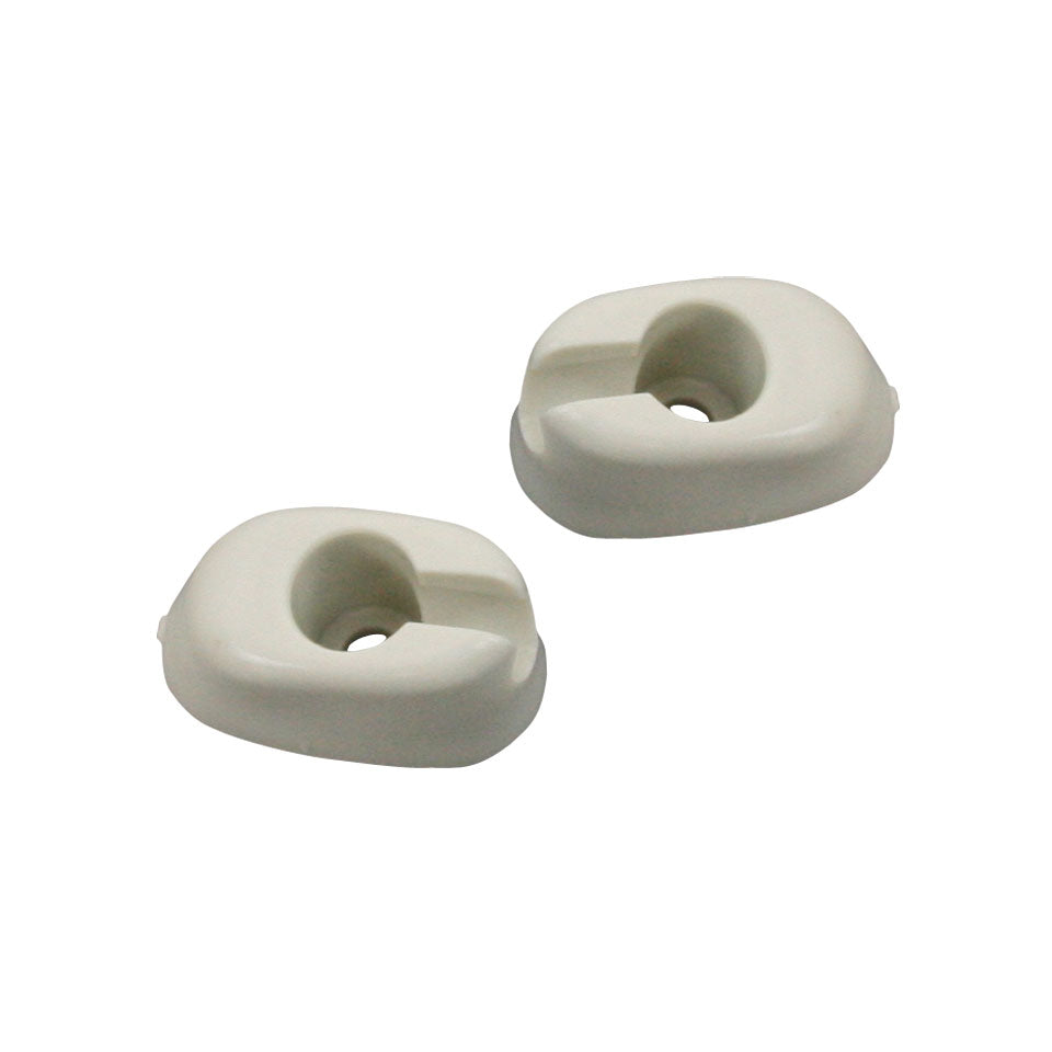 Clips parasol blancos (par)