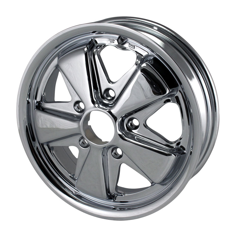 Wheel 911 style, chrome, 5 lug (5x130), 5.5 x 15", ET +45