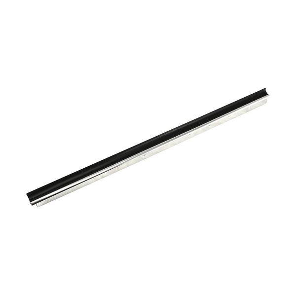 Rascador de ventanilla exterior cromado + goma, izquierda, cada uno