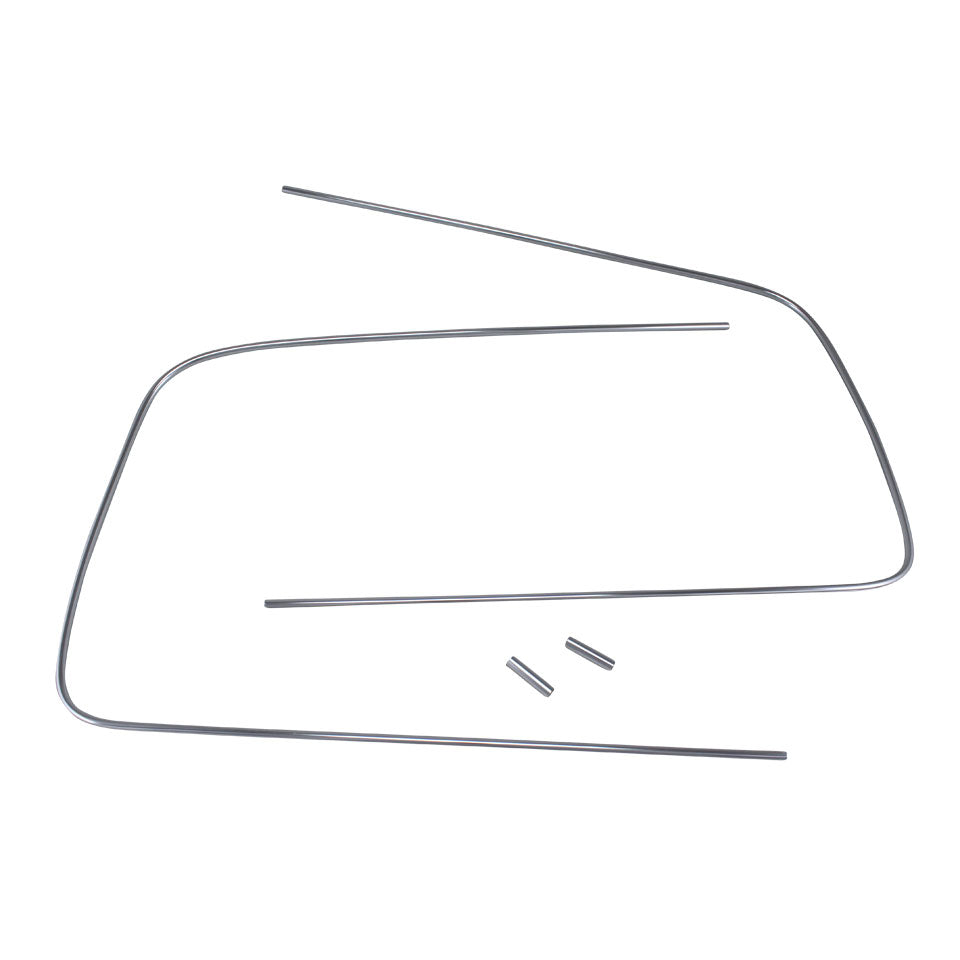 Moldura de ventana delantera convertible (borde de aluminio)