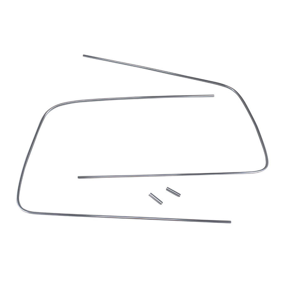 Moldura de ventana delantera convertible (borde de aluminio)
