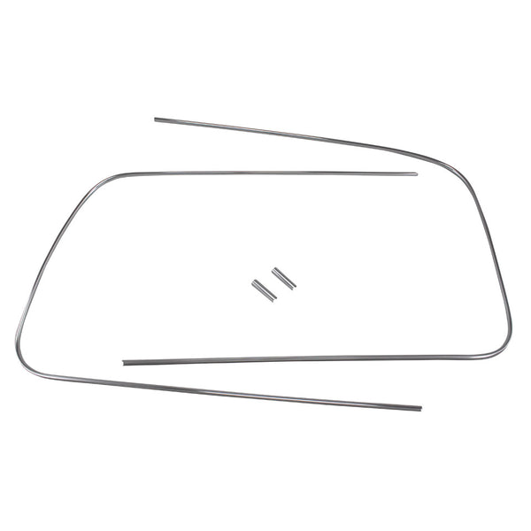Moldura de ventana delantera convertible (borde de aluminio)