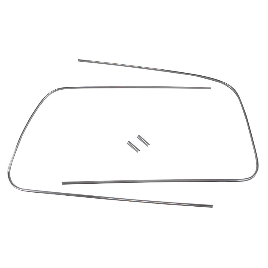 Moldura de ventana delantera convertible (borde de aluminio)