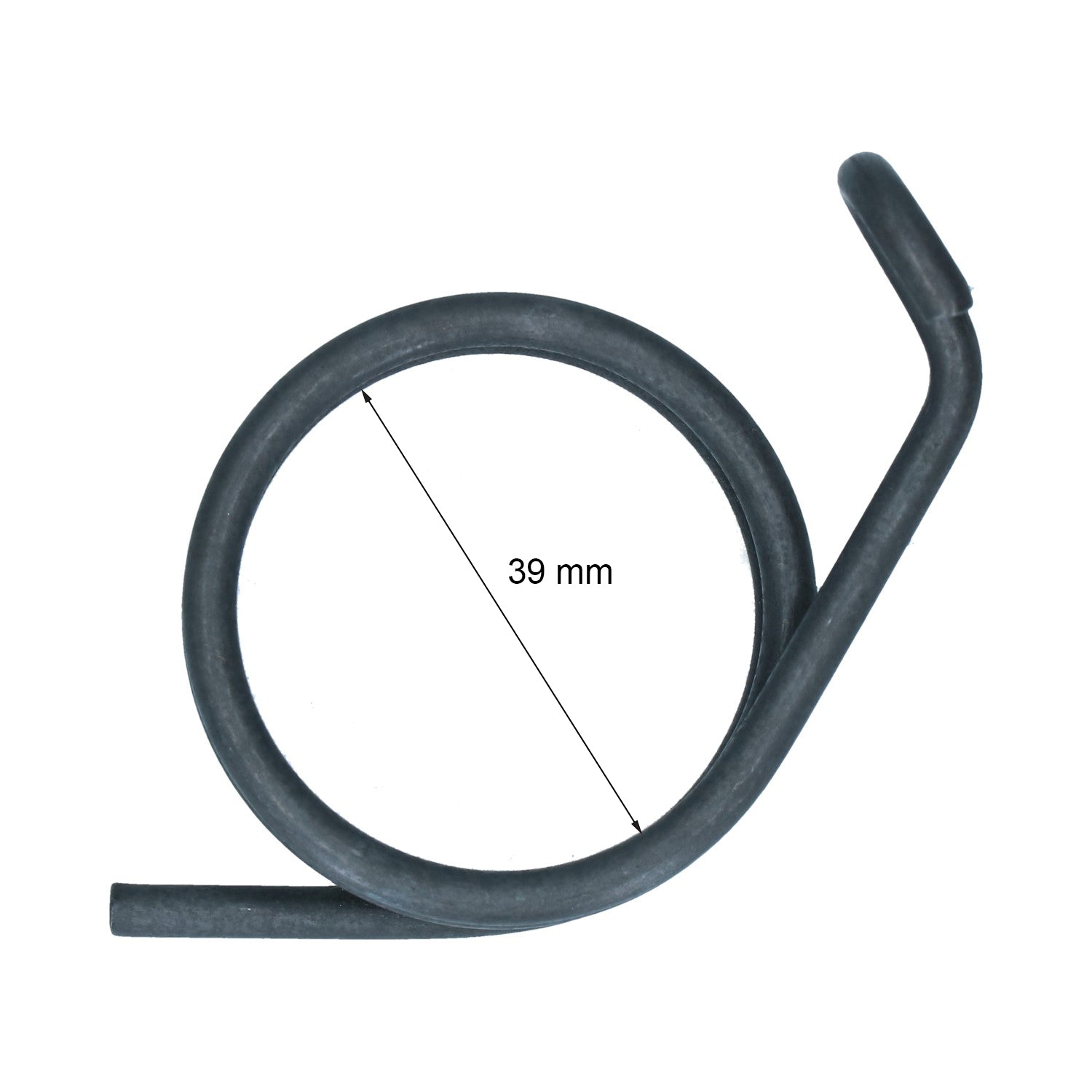 Return spring for clutch shaft, big diameter