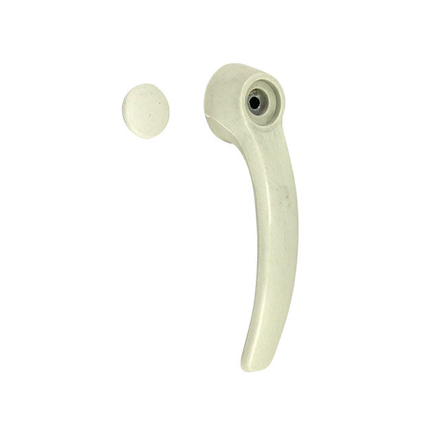 Tirador de puerta corredera con tapa, beige plateado, unidad
