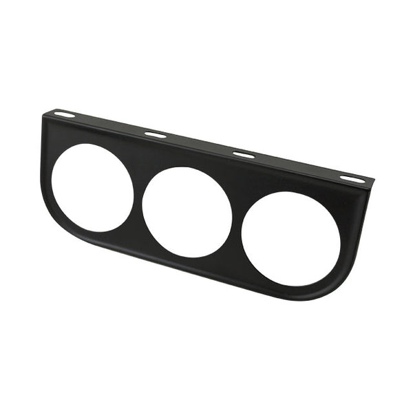 Soporte de montaje para calibre, 3 orificios, 52 mm, negro
